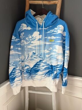 Jeeter Apparel "Clouded" Mountain All Over Print Hoodie - Rare Streetwear
